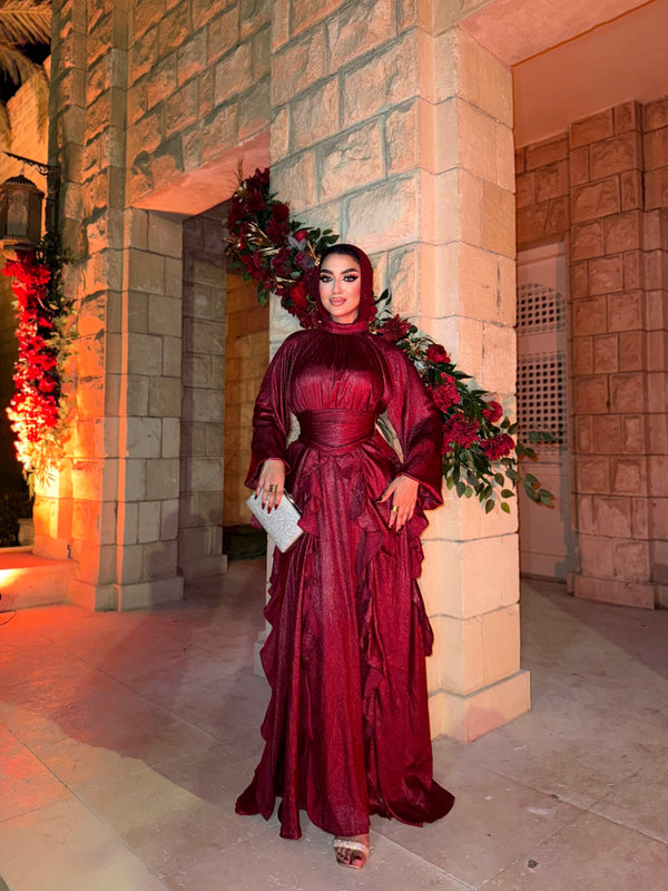 Royal Hijab Silk Gown