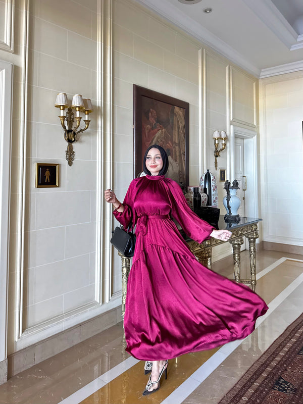 Italian Silk Evening Dress